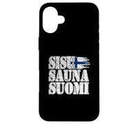 SISU SAUNA SUOMI Orgullo nacional finlandés místico vista norte Carcasa para iPhone 16 Plus