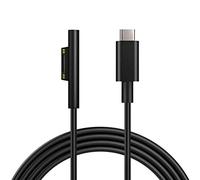 Sisyphy Surface a USB C Cable de Carga, Compatible con Microsoft Surface Pro 7/6/5/4/3 Go3/2/1 Laptop4/3/2/1, Requiere un Cargador USB-C de 45W 15V/3A