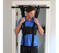 Sit and Decompress Back Stretcher Spinal Decompression Back Traction Upright Inversion Table Made in USA Chiropractor Designed (Large Harness No Bar)