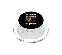 Sit Back I´ve Got This Golden Retriever Piloto PopSockets PopGrip para MagSafe