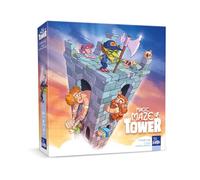 SIT DOWN!, Magic Maze Tower, juego de mesa cooperativo y emocionante aventura de laberinto, rompecabezas y rompecabezas para familias, para 1 - 4 jugadores a partir de 8 años