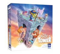 Sit Down! Magic Maze Tower - Juego de mesa - versión francesa - 1-4 jugadores - Aventura - 9+ años