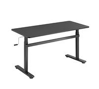 SiT-Stand Desk, Manual, 140x60cm, Black (eo0027)