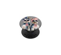 Sit Stay Slay, Divertido Yorkie, Lindo y Atrevido Amante de los Perros PopSockets PopGrip Adhesivo