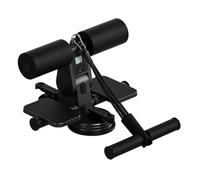 Sit Up Assistant Device - 26 x 10,5 x 22 cm Sit Up Foot Holder, Abdominal Machine, Ab Trainer Machine With Suction Cups And Pull Rope, Portable Fitness Equipment With Counting Function For Home