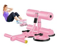 Sit Up Bar Floor for Core Exercise, Ab Strength Trainer with Suction Cups and Resistance Bands, Adjustable Core Workout Machine for Women, Men, Home Fitness, Abdominal Strength Trainer for Floor, Idea