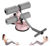 Sit Up Bar Sit Up Assistant Sit Up Aparato de entrenamiento abdominal con doble ventosa y diseño de doble barra, máquina de entrenamiento abdominal con cuerda de tracción, asistente de ayuda para