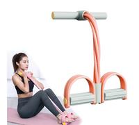 Sit Up Exercise Equipment, 6-Tube Pedal Resistance Band with Handles, Resistance Training Equipment for Abdominal Training,Yoga, and Pilates | Abdominal, Leg, Arm for Women (G)
