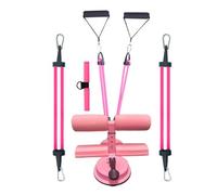 Sit Up Foot Holder, Suction Cup Abs Trainer, 9.06x7.87 inches Adjustable Assistant Core Workouts, Compact Exercise Equipment for Teens Women Men, Portable Home Fitness