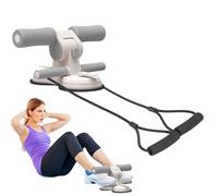 Sit Up, Suction Cup, 11.02x8.46in Floor Trainer, Adjustable Levels, Portable Support, Elastic Rope, Compact Design for Abs, Core, Legs, Feet, Strength Training, Home Fitness, Indoor