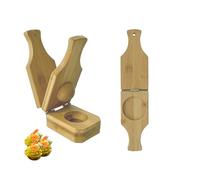 Sitaitong Bambú Pataconera, Bambú Pataconera para Tazas y Rodajas de Plátano Verde, para los Familiares Que Les Gusta Hacer Pataconera
