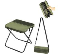 Sitbag Portable Chair,Lightweight Foldable Backpack Stool,Mini Outdoor Camping Folding Seat,for Camping, Hiking, Fishing & Events (Green, Large)