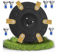 Sitbfoam 6 discos de cuchillos compatibles con el robot cortacésped Segway Navimow i105E, i108E y i110n, cortacésped de plástico reforzado con fibra de vidrio premium para 6 cuchillas