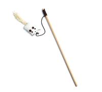 SITBXO 1 Varita de Plumas de Colores for Gatos, Juguete Divertido for Gatitos, Palo de Madera, Suministros interactivos for Mascotas. Juguete para Gatos(Flying Bat)