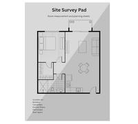Site Survey Pad: Room measurement and planning sheets