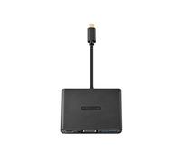 Sitecom CN-364 - Adaptador (USB-C a USB, VGA, UBS-C) Color Negro