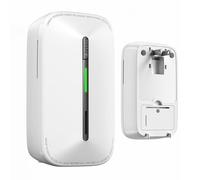 SITERWELL Detector de monóxido de carbono con batería de 10 años con sensor electroquímico y advertencia de sonido, detector de monóxido de carbono portátil con corriente alterna