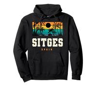 Sitges España Mediterráneo Playa Sunset Design Sudadera con Capucha