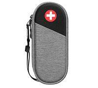 SITHON Bolsa de Viaje para EpiPen, Portátil Medicamentos Estuche de Aislado para 2 EpiPens, Funda Organizador de Insulina, para Auvi-Q, Inhalador de Asma, Medicina de Alergias, (Solo Bolsa)