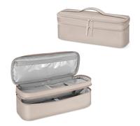 SITHON Bolsa para Revlon Pro Collection Salon One-Step Secador y Volumizador, Doble Capa Estuche Funda de Viaje para Rowenta, Remington, Imetec Bellissima, LANDOT, BaByliss, (Solo Bolsa) (champán)