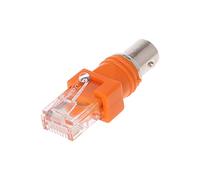 sitonelectic 1 PC BNC Hembra a RJ45 Adaptador Macho Chasis Montaje en Panel Accesorios para monitores