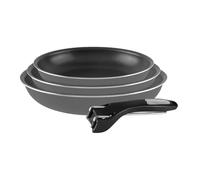 Sitram 710878 - Juego de 3 estufas (20/24/28 cm, revestimiento interior antiadherente, sin PFOA, incluye pinza extraíble, para todo tipo de fuegos