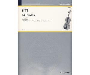 SITT - Estudios (24) Op.32 Vol.2: 12 Estudios en 4ª a 5ª Posicion para Viola (Klemm)