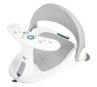 Sitting Bath Seat for Baby, Bathing Chair for Children, Non-Slip Adjustable Babies Bat Support for Bathroom, Beach, Bathtub, Camping, Water Play, Stable Base, Lightweight Seat, 38x32x18cm
