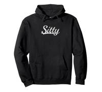 Sitty Vintage Inspired Throwback Style Varsity Classic Sudadera con Capucha