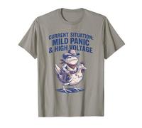 Situación Actual Pánico Leve Rana de Alto Voltaje Camiseta