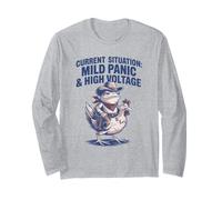 Situación Actual Pánico Leve Rana de Alto Voltaje Manga Larga