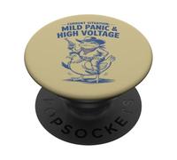 Situación Actual: pánico Leve y Alto Voltaje PopSockets PopGrip Adhesivo