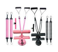 Situp, Ab Exercise Assistant, Suction Foot Support, 7.87 Inches Adjustable Height Trainer, Core Strength Tool, for Home Workouts, Teen Fitness Trip, Girls Boys Women Training