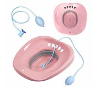 Sitz Bath, Sitz Bath para hemorroides, Sitz Bath para asiento de inodoro, cuidado posparto, asiento de vapor Yoni para mujer, plegable