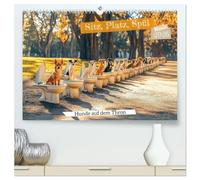 Sitz, Platz, Spül - Hunde auf dem Thron (hochwertiger Premium Wandkalender 2026 DIN A2 quer), Kunstdruck in Hochglanz: Lustiger Hundekalender mit ... Geschäft. Für alle, die Spaß und Humor lieben