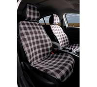 Sitzauflagen 2er Kansas Negro/Rojo Compatible con Chrysler Crossfire 2004-2008