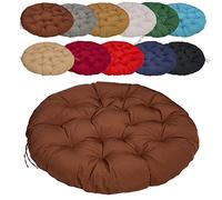 Sitzpolster - Cojín de sofá resistente a los rayos UV para decoración del hogar, color marrón oscuro, cómodo cojín de asiento para muebles de sala de estar, 150 cm