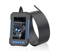 SIUKE Endoscopio, Cámara de inspección de endoscopio industrial portátil de mano P40 Cámara de inspección de endoscopio IP67 Lente de 5.5 mm a prueba de agua 6 piezas LED integrados con pantalla de vi