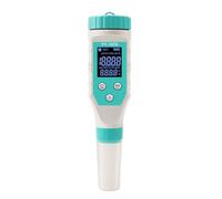 SIUKE Medidor de cloro 7 en 1, Monitor de calidad del agua 7 en 1 Cloro PH Sólidos disueltos totales SAL ORP FAC EC Medidor de prueba de temperatura Probador de calidad del agua de maricultura multifu