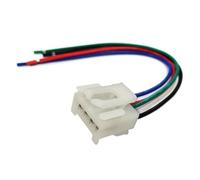 Siuku Conector Terminal 12495980 51277254 Compatible con Alfa para Romeo para 147 156 159 Lámpara de luz Trasera Conector de 4 Pines Enchufe Flexible Arnés de cableado