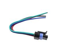 Siuku Conector Terminal Compatible con Buick para Regal para Century para Skylark Válvula De Control De Aire En Ralentí IAC De 4 Pines Conector De Cable De Arnés 93744675