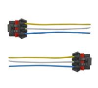 Siuku Conector Terminal Compatible con Chevrolet para Cruze 2.0L para Aveo T300 3134503121 16454990 0130308103 Conector de Enchufe de Ventilador de radiador de 3 Pines(2 PCS Connector)