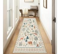 Siunwdiy Alfombras de Pasillo Extra Larga Alfombras Pasillo Largas Antideslizante Alfombra de Cocina Lavable Estampado Animal Pasillo da Dormitorio Cocina Entrada,Animal Motifs h,90×200 cm