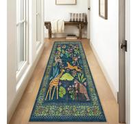 Siunwdiy Alfombras de Pasillo Extra Larga Alfombras Pasillo Largas Antideslizante Alfombra de Cocina Lavable Estampado Animal Pasillo da Dormitorio Cocina Entrada,Animal Motifs u,80×200 cm