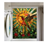 Siunwdiy Film de Ventana Autoadhesivo de Vidrio teñido Art Nouveau, película de privacidad estática para Dormitorio, Sala de Estar, Cocina, baño, oficinas, decoración de Vidrio,10s,40x100cm