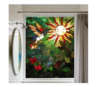 Siunwdiy Film de Ventana Autoadhesivo de Vidrio teñido Art Nouveau, película de privacidad estática para Dormitorio, Sala de Estar, Cocina, baño, oficinas, decoración de Vidrio,10z,40x100cm