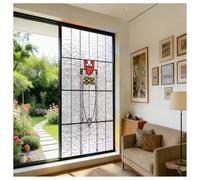 Siunwdiy Film de Ventana Autoadhesivo de Vidrio teñido Art Nouveau, película de privacidad estática para Dormitorio, Sala de Estar, Cocina, baño, oficinas, decoración de Vidrio,10t,40x100cm