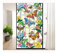 Siunwdiy Vidrieras Ventana de película,Vinilo Ventana privacidad Pelicula Privacidad Electrostática Pegatinas Esmeriladas para Ventana,Decorativas vinilos translucidos,Translucent c,100x100cm