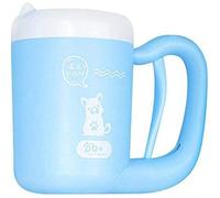 SIUSYACI Limpiador portátil de patas de perro para perros, gatos, aseo con patas fangosas, cómodo limpiador automático de patas de perro de silicona (azul)