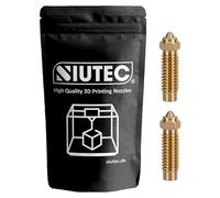 SIUTEC Boquilla de latón para impresora 3D, compatible con Elegoo Neptune 4 Plus/Neptune 4 Max, para filamento de 1,75 mm, 0,2, 0,4, 0,6, 0,8, 1,0 mm, también como juego (1,0 mm (2 boquillas))